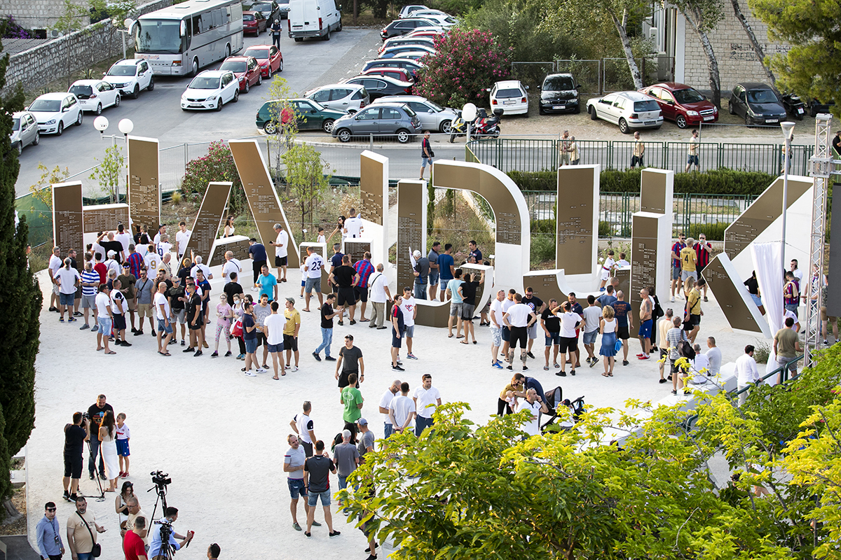 Otvaranje parka Za sva vrimena: Tisuće ostavile trag na Poljudu zauvijek