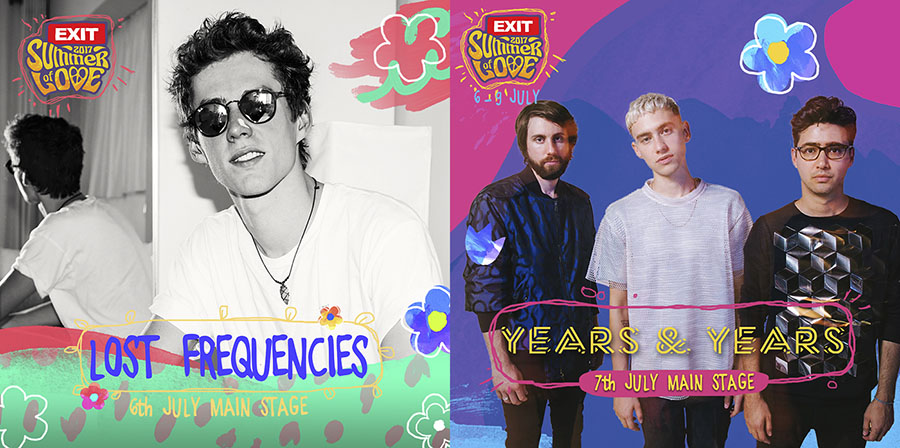 Years & Years i Lost Frequencies na Exitu