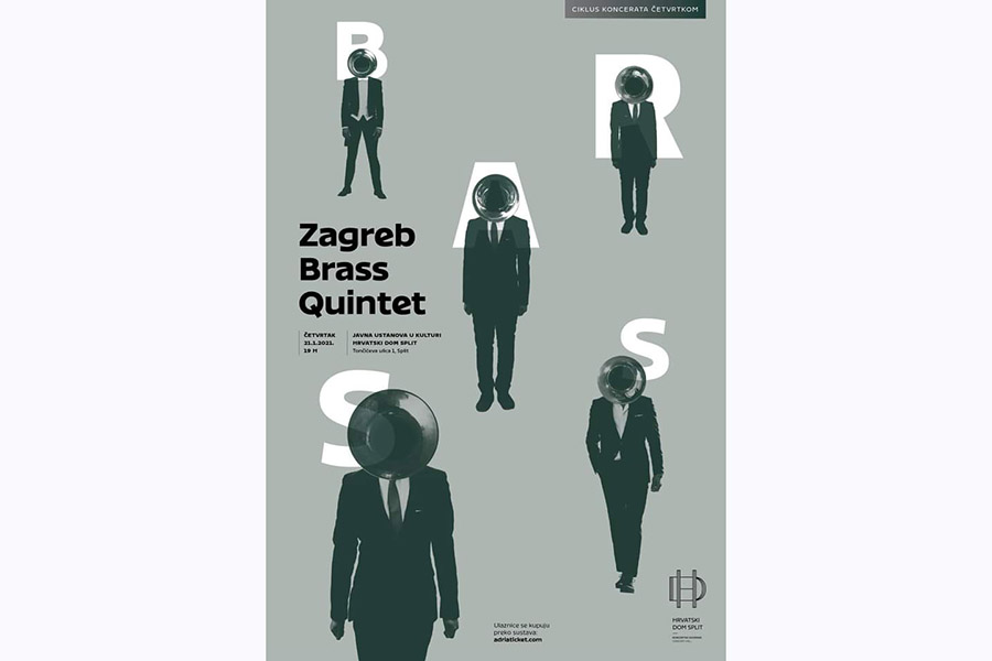 Hrvatski dom Split otvara vrata nastupom Zagreb Brass Quinteta