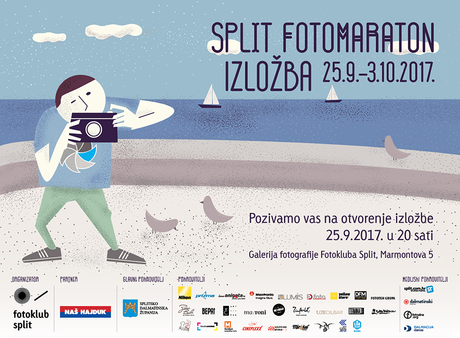 U ponedjeljak izložba i proglašenje pobjednika Split fotomaratona 2017.