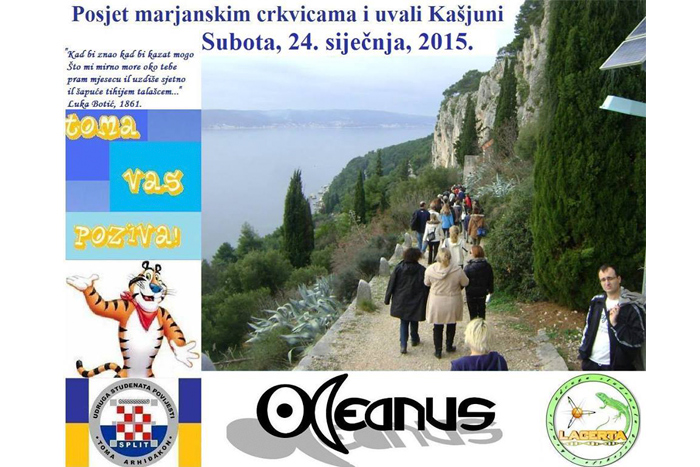 Posjet marjanskim crkvicama i uvali Kašjuni