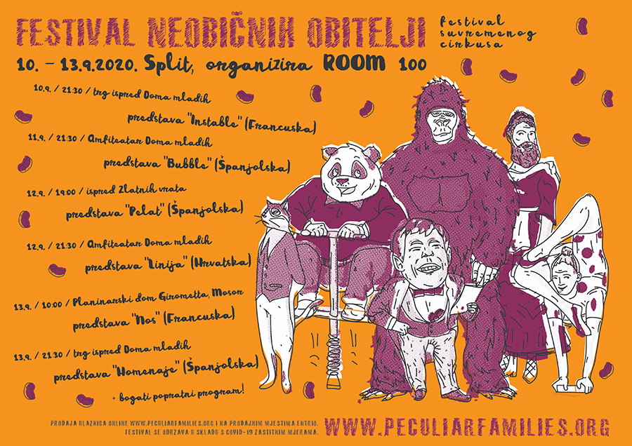 Stiže prva edicija festivala suvremenog cirkusa “Festival neobičnih obitelji”!