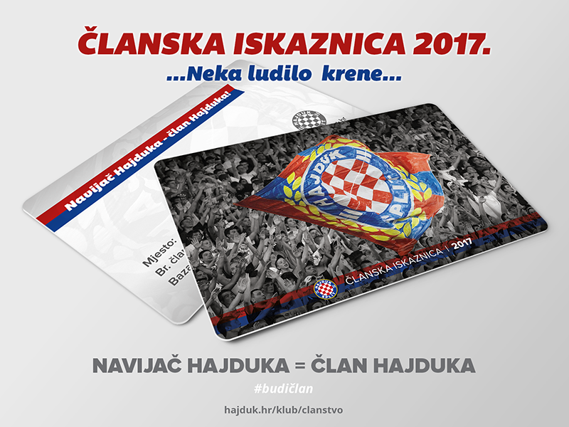 Kreće ludnica oko članstva: pogledajte izgled članske iskaznice za 2017. godinu!