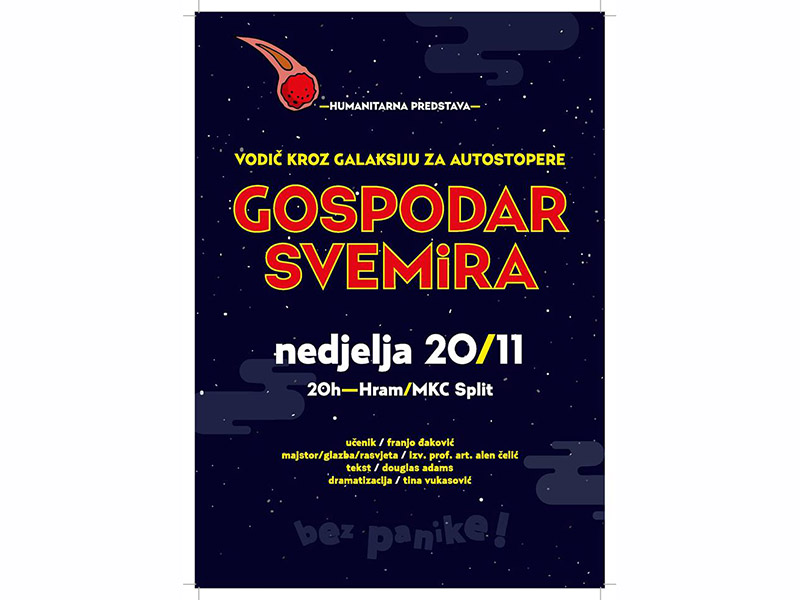 Humanitarna predstava “Gospodar svemira” u Domu mladih