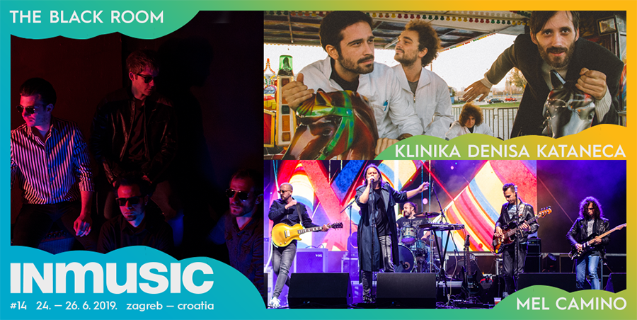 Na INmusic #14 stižu The Black Room, Klinika Denisa Kataneca i Mel Camino!