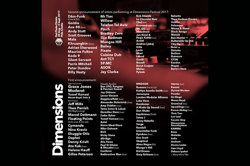 Na Dimensions festival u Puli stiže preko 120 izvođača!