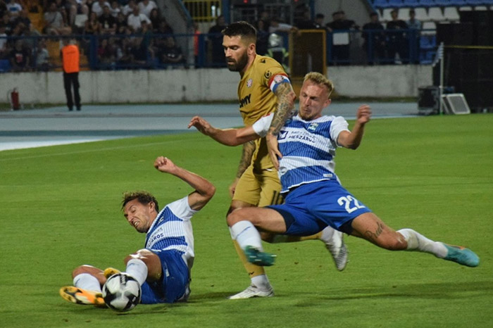 Hajduk poražen u Gradskom vrtu