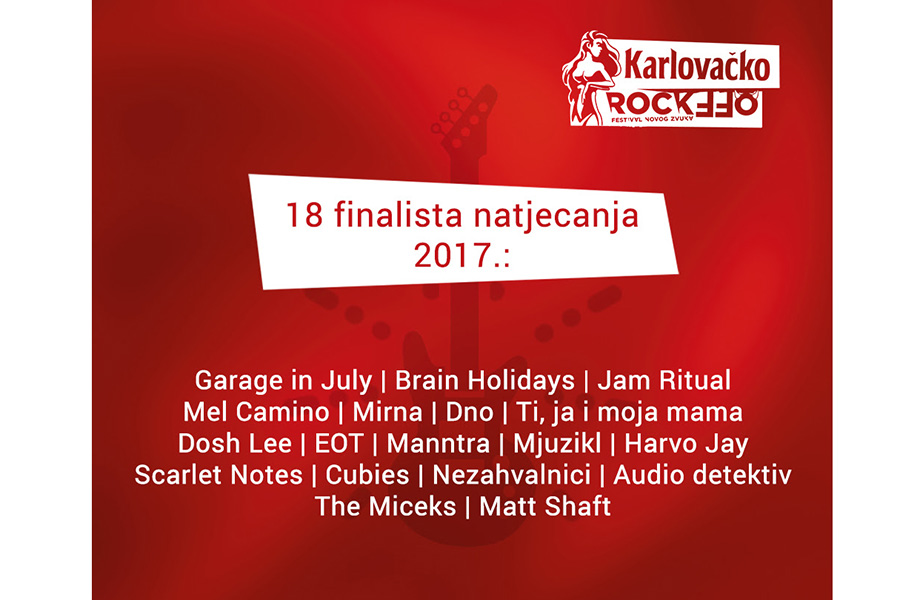 Odabrani finalisti ovogodišnjeg Karlovačko RockOff festivala!