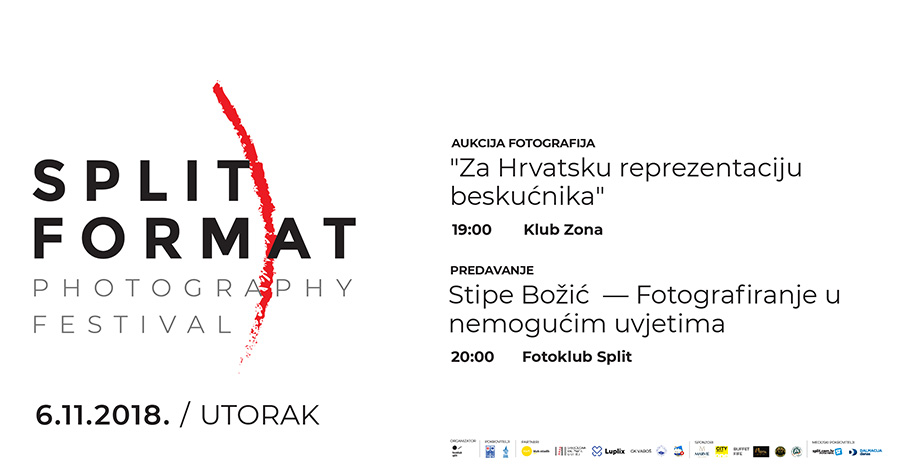 Split Format: Humanitarna aukcija fotografija i predavanje Stipe Božića