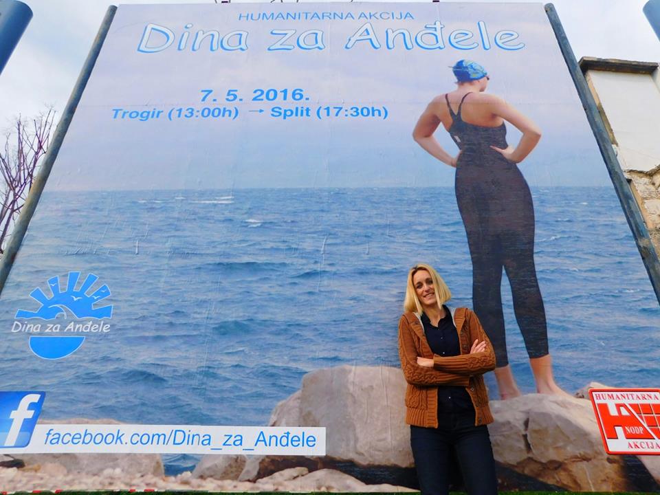 Sjajna akcija: Dina za ‘Anđele’ pliva od Splita do Trogira