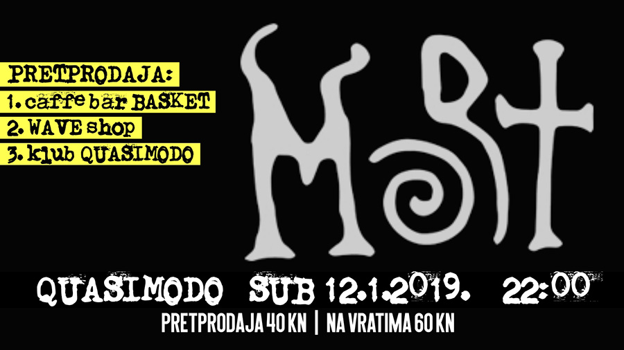 Sinjski punk blues velikani M.O.R.T. u subotu 12.1. sviraju u klubu Quasimodo