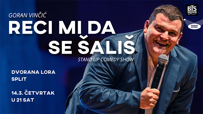 Goran Vinčić stiže u Split na krilima rasprodane regionalne turneje