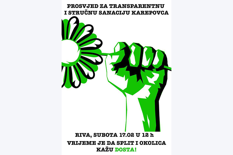 Prosvjed zbog nestručne sanacije Karepovca