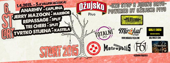 5. večer Festivala ST-@rt 2015 u Judinom drvu