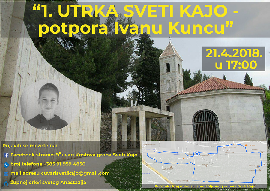 1. utrka Sveti Kajo za potporu malom sportašu Ivanu Kuncu