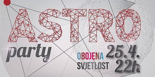 Astroparty u subotu