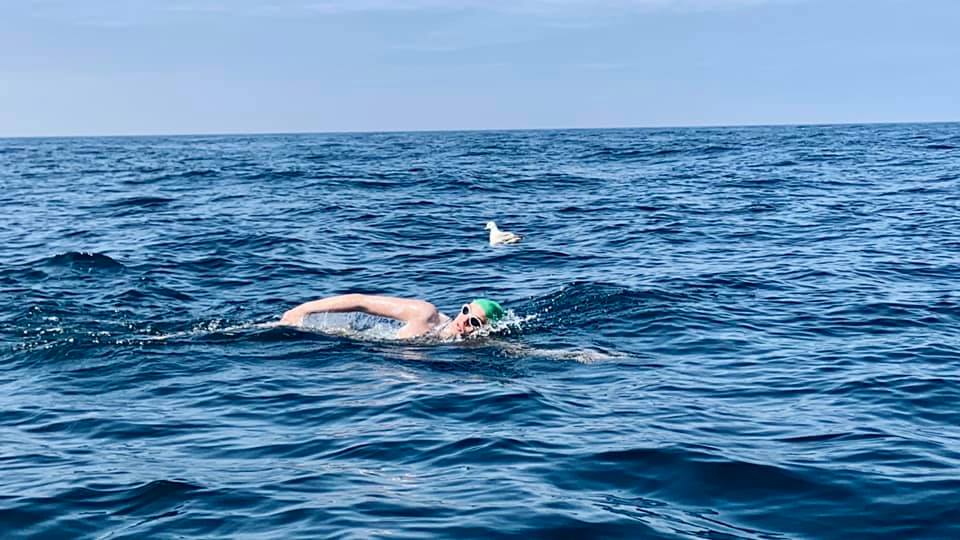 Dina Levačić: Nažalost nisam poljubila škotsko tlo. Nakon 11 sati plivanja, 5km od cilja posada je odlučila da je u interesu mog zdravlja da izađem iz mora