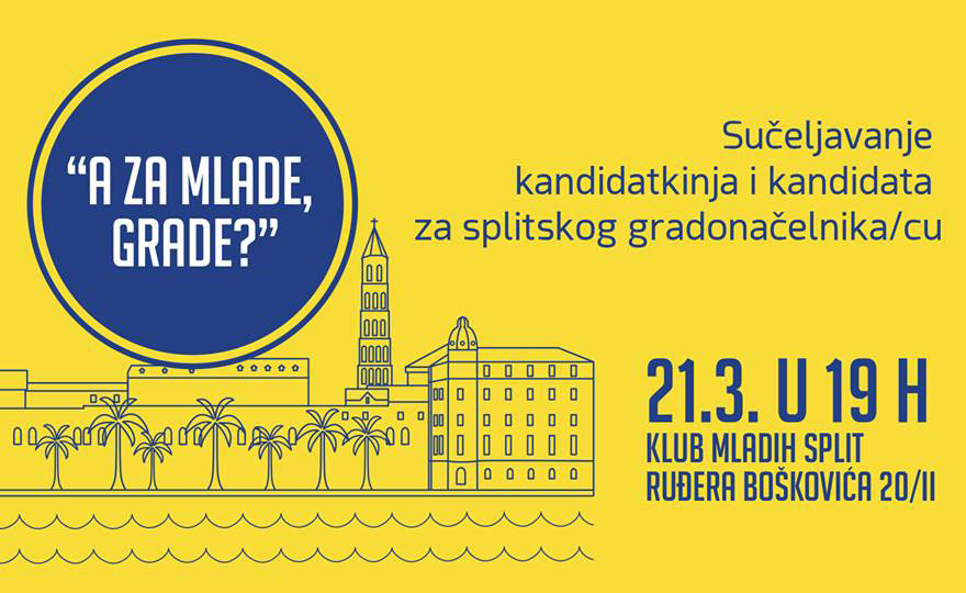 Sučeljavanje kandidata za gradonačelnika “A za mlade, Grade?”
