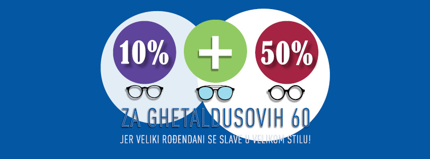 Veliki rođendanski popusti u optikama Ghetaldus Split