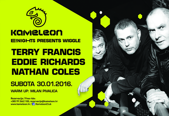 Klub Kameleon će ove subote ugostiti tri legende tech-house scene