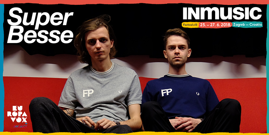 Bjeloruski post-punk duo Super Besse novo ime Europavox projekta na INmusic festivalu #13!