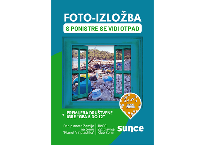 Izložbu “S ponistre se vidi otpad” otvara se u povedjeljak u Klubu Zona