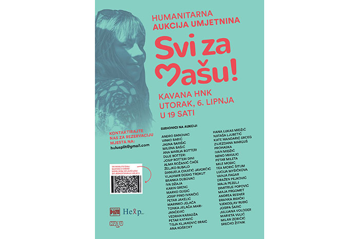 Humanitarna aukcija umjetnina  “SVI ZA MAŠU”