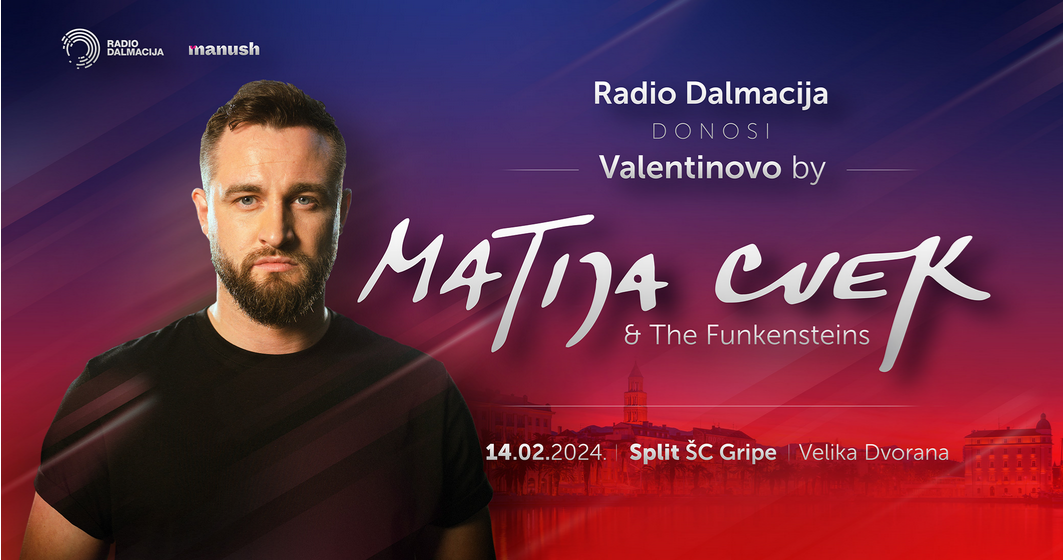 Valentinovo u Splitu uz Matiju Cveka & Funkensteins!