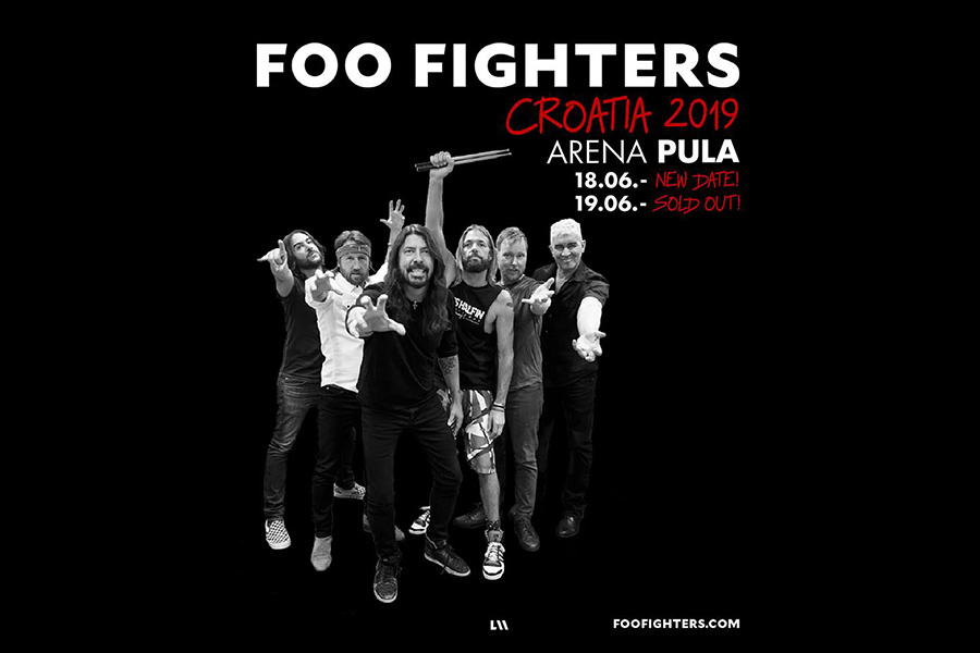 Foo Fighters najavili dodatni koncert u pulskoj Areni