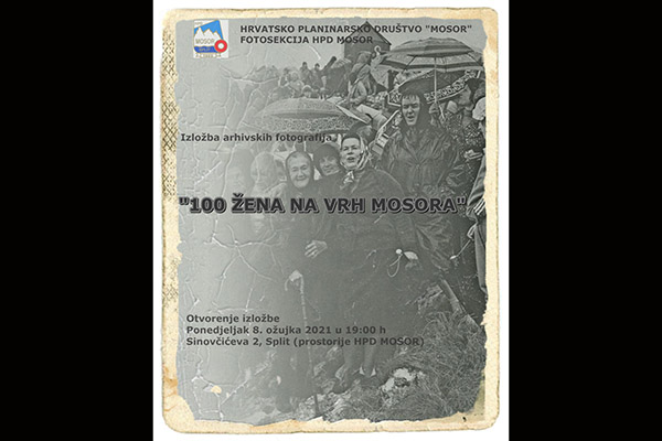 Izložba arhivskih fotografija “100 žena na vrh Mosora”