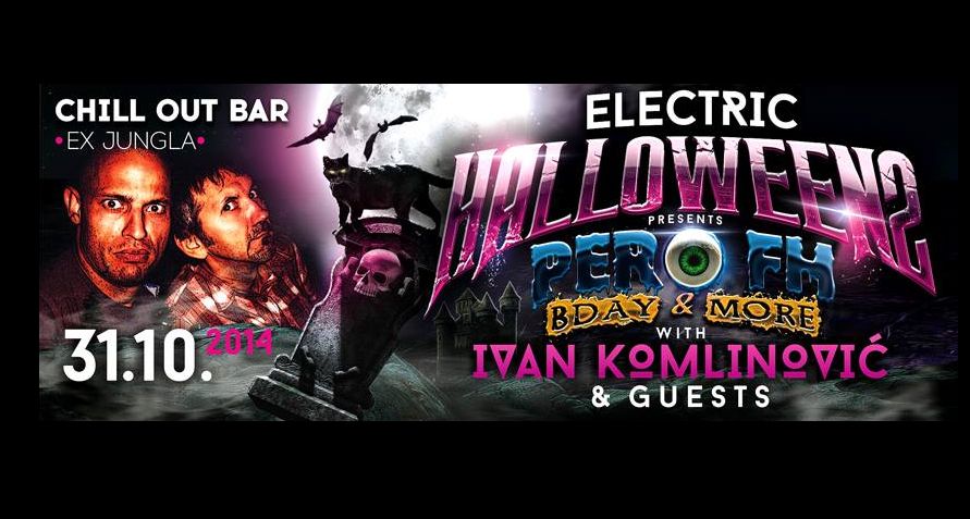 Za pultom Halloweena u Jungli Pero FH i Ivan Komlinović