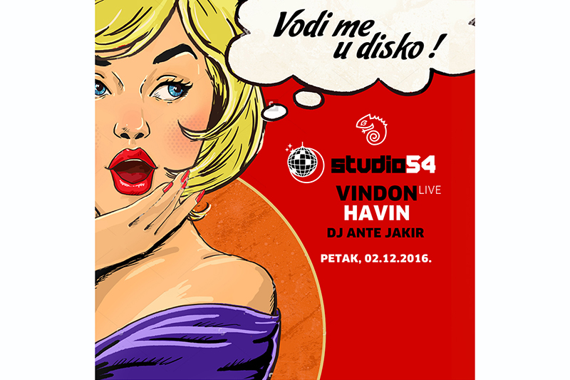 Studio 54 u klubu Kameleon!