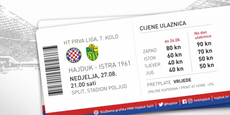 Hajduk sutra na Poljudu dočekuje Istru 1961