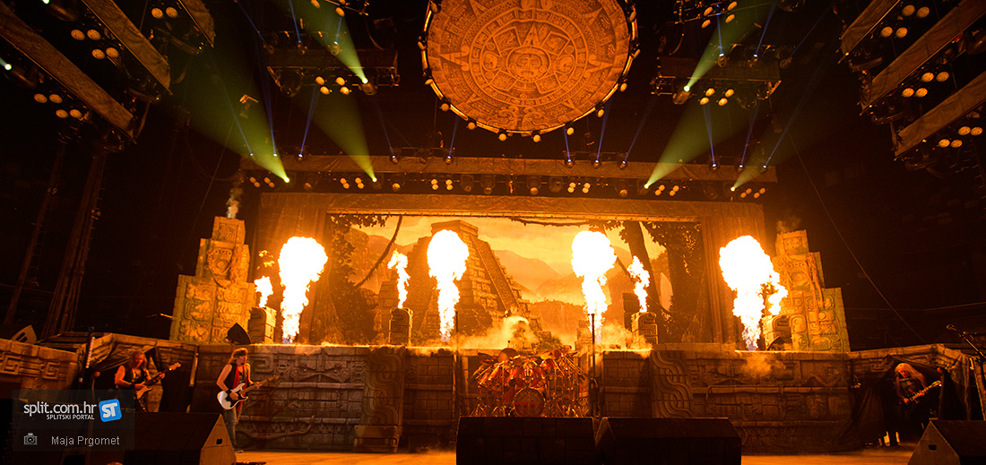 Iron Maiden zapalili Split !