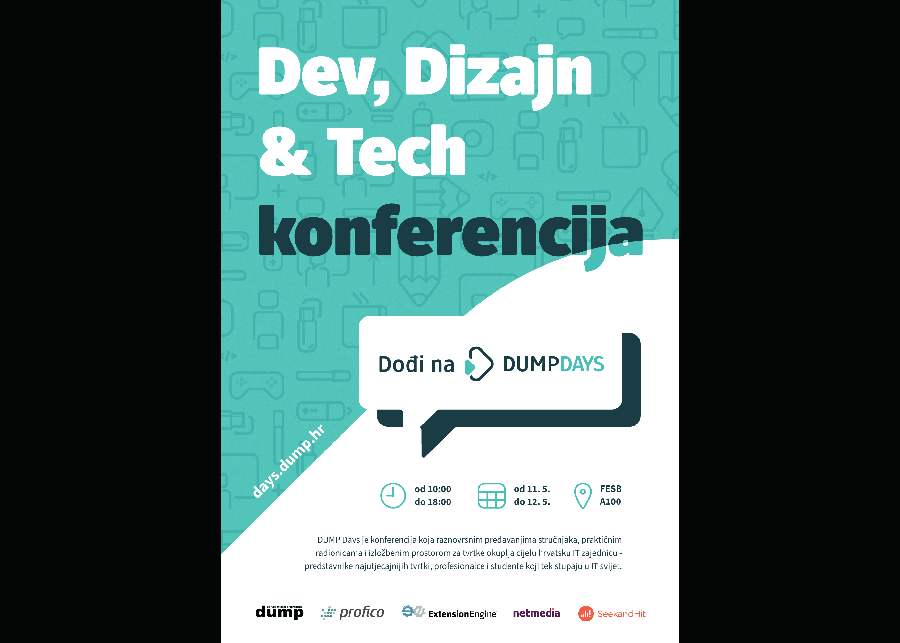 IT konferenciju DUMP Days održat će se 11. i 12. svibnja na FESB-u
