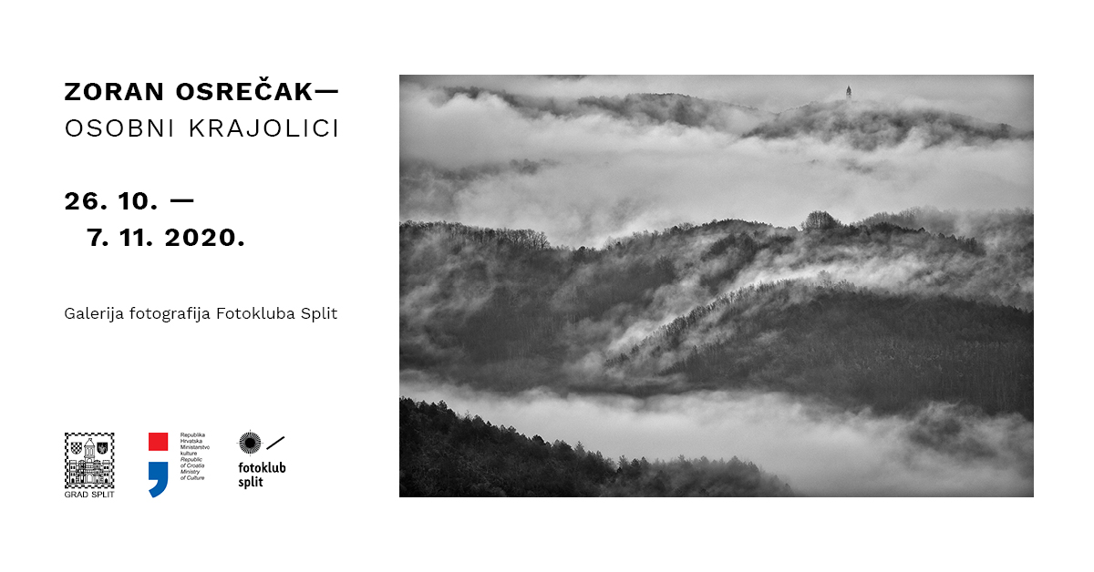 “Osobni krajolici” Zorana Osrečaka u Fotoklubu Split