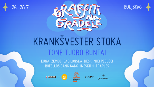 Krankšvester i Stoka pridružuju se najboljem Graffiti na Gradele do sada