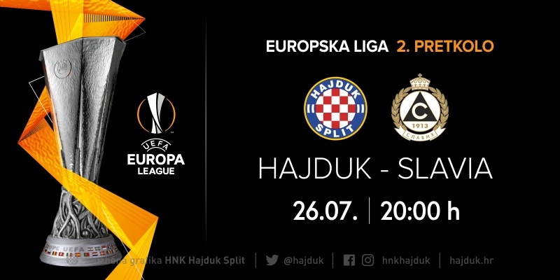 Hajduk protiv Slavije iz Sofije u 2. pretkolu kvalifikacija za Europsku ligu