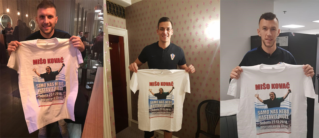 Hrvatski reprezentativci jedva čekaju koncert Miše Kovača 22. prosinca  u Splitu