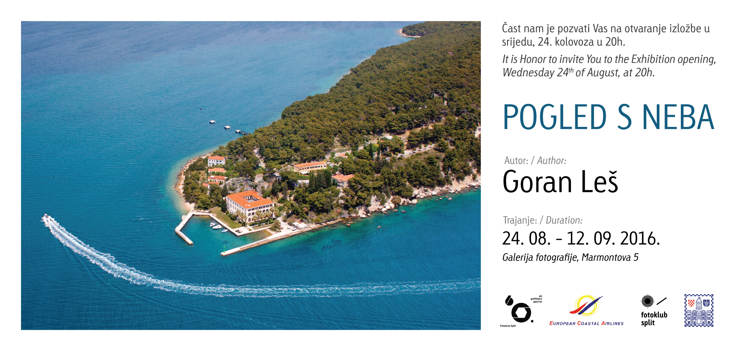 Izložba fotografija Gorana Leša – Pogled s neba