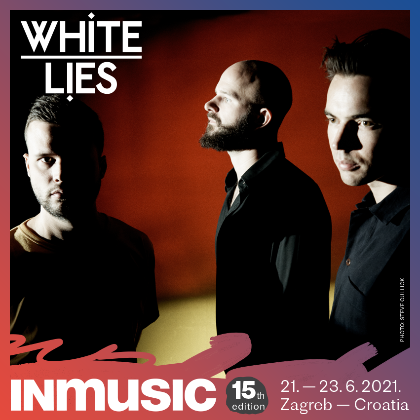 White Lies se prid ružuju impresivnom programu INmusic festivala #15 u lipnju 2021.!