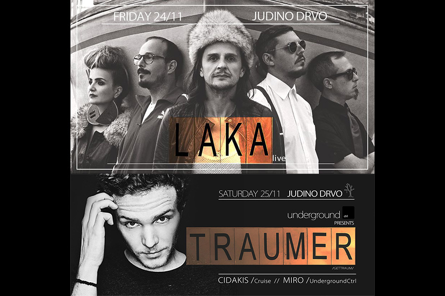 Ovaj vikend u Judinom drvu Laka i Traumer