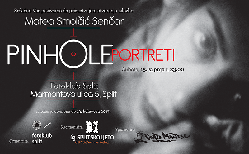 Pinhole portreti Matee Smolčić Senčar u Fotoklubu Split