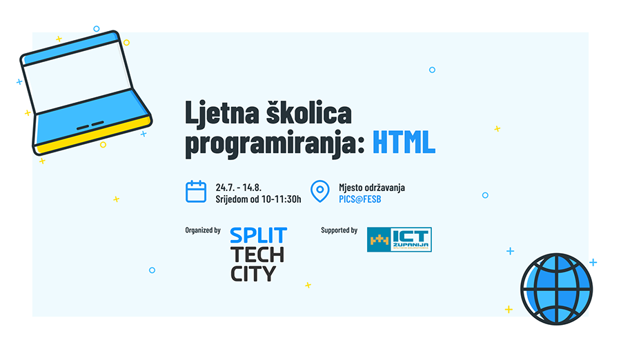 Split Tech City organizira besplatnu Ljetnu školicu programiranja za učenike/ce 7. i 8. razreda