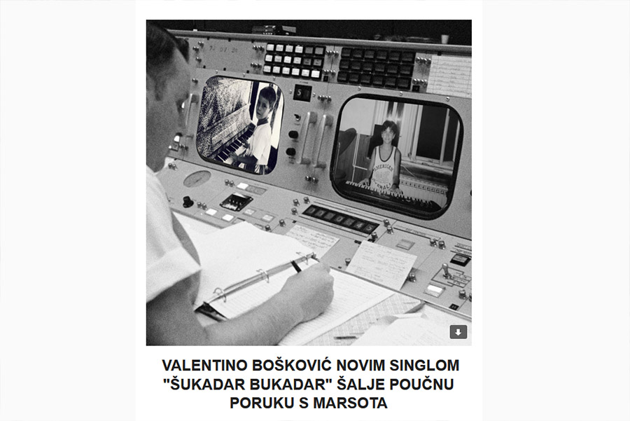 Valentino Bošković u novom singlu skriva poruku Zemljanima