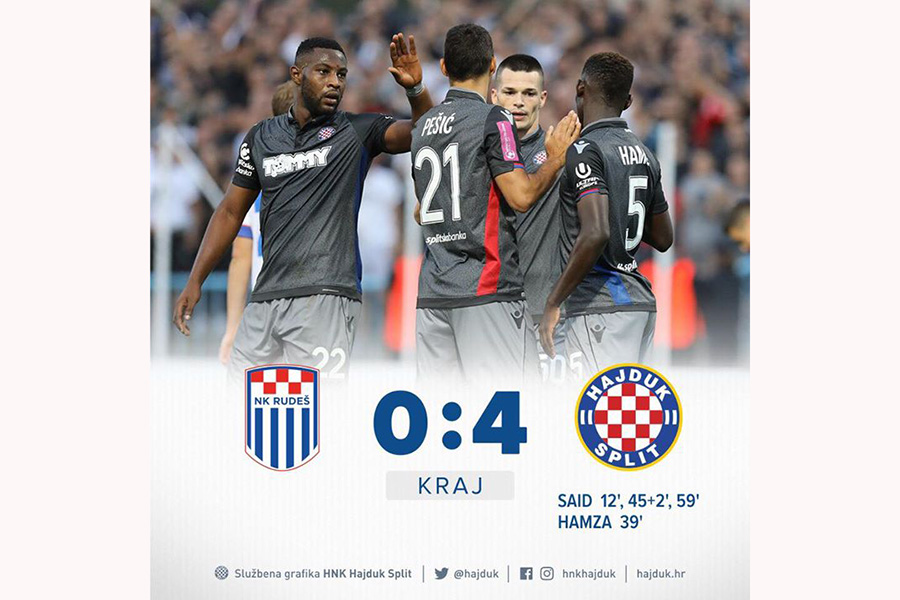 Hat-trick Saida za pobjedu nad Rudešom