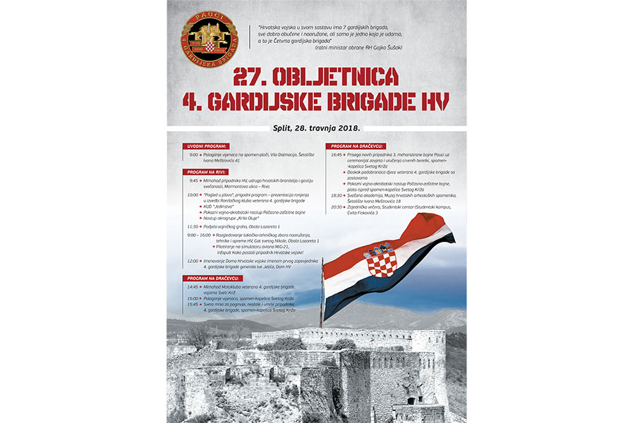 Velika fešta za 4.gardijsku brigadu „PAUCI“