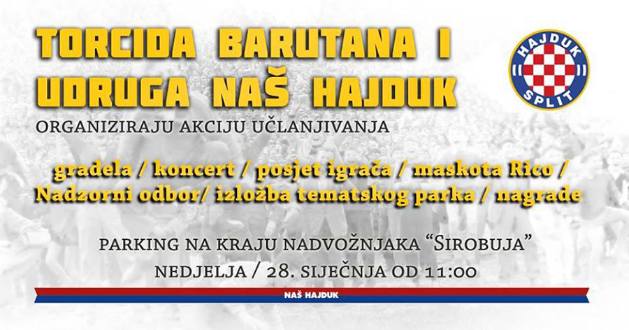 SPLIT JE HAJDUK, HAJDUK JE SPLIT: Barutana za nedjelju sprema spektakl