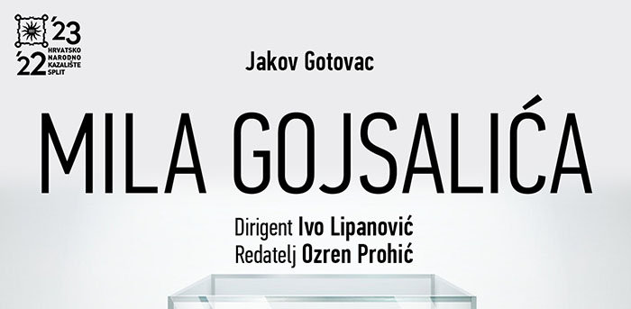 Gotovčeva povijesna glazbena drama Mila Gojsalića premijerno u HNK Split