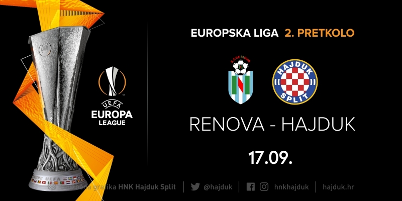 Hajduk u 2. pretkolu Europske lige igra protiv KF Renova